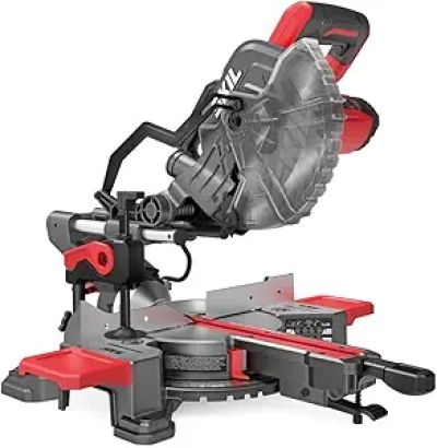 SKIL 10 Amp 7-1/4" Single Bevel Miter Saw with LED Shadow Line & Compact Rail System