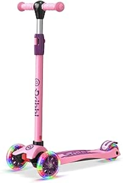 Dribbl 3-Wheel Kids Scooter with Lean-to-Steer Technology | Adjustable Handlebar