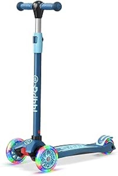Dribbl 3-Wheel Kids Scooter with Lean-to-Steer Technology | Adjustable Handlebar