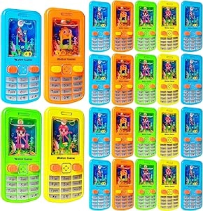 24 Pack Handheld Water Ring Games for Kids - Party Favors & Goodie Bag Stuffers