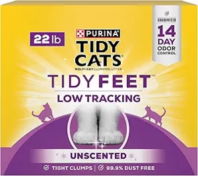 Purina Tidy Cats Tidy Feet Low Tracking Clumping Litter - 22 lb