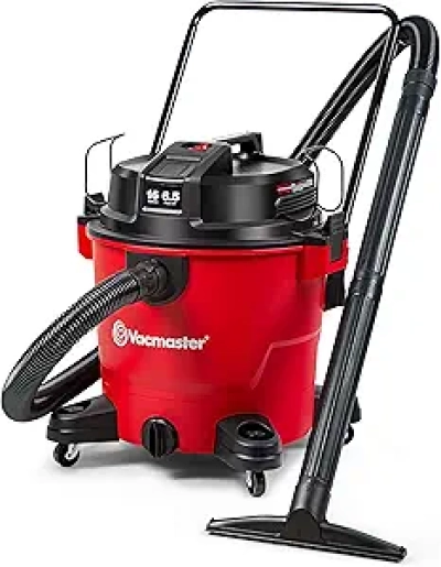 Vacmaster 16-Gallon Wet/Dry Vacuum - 6.5 HP Shop Vac with 145 CFM Airflow