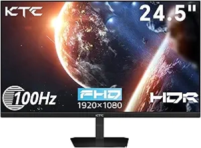 KTC 24.5 Inch FHD 100Hz IPS Gaming Monitor - Eye Care 1080P