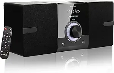 LP-886 Compact Stereo System with CD Player, Bluetooth & FM Radio - 30W