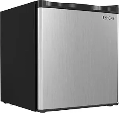 EUHOMY Mini Freezer Countertop 1.1 Cu Ft | Compact Upright Freezer with Reversible Door