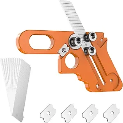 IZIO Edge Banding Trimmer - Professional Veneer Edge Cutter Tool with 10 Blades