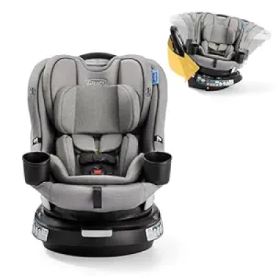 Graco EasyTurn 360 2-in-1 Rotating Car Seat | 360° Rotation Infant to Toddler