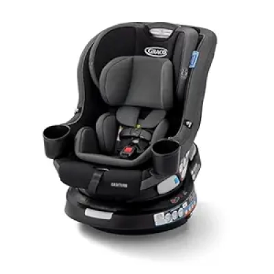 Graco EasyTurn 360 2-in-1 Rotating Car Seat | 360° Swivel Infant to Toddler