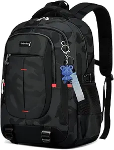Camouflage Laptop Backpack for Teens - Water Resistant 15.6" School & Travel Bag with Anti-Theft Design