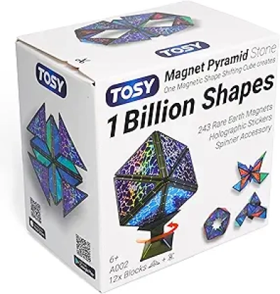 TOSY Magnet Pyramid Stone - 1 Billion Shapes STEM Toy for Kids