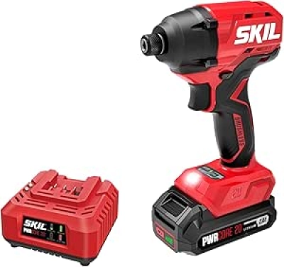 SKIL 20V Brushless Impact Driver Kit - 1/4" Hex with Battery & Charger