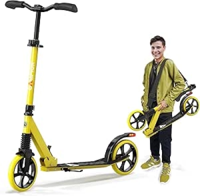 Foldable Kick Scooter for Kids & Adults - 240 LBS Capacity, 8-inch Wheels