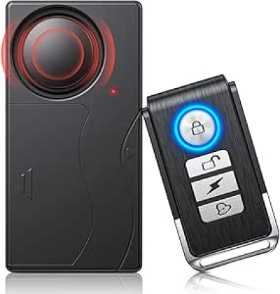 110dB Car Alarm System - Wireless Anti-Theft Vibration Alarm for Vehicles