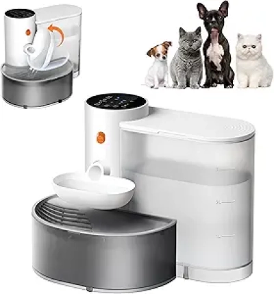 Potaroma Smart Wireless Pet Water Fountain - Filter-Free, 3.5L Auto Dispenser