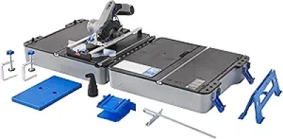 Dremel Blueprint 12V Portable Saw Station - Compact Circular Saw with Laser Guide