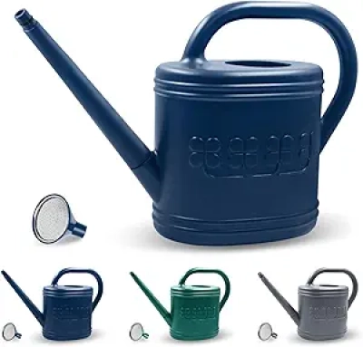 2 Gallon Watering Can with Removable Spout & Stainless Steel Sprinkler Head