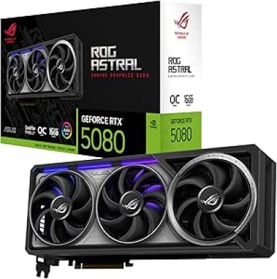ASUS ROG Astral RTX 5080 OC Gaming Graphics Card | PCIe 5.0