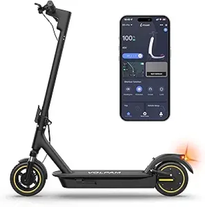 VOLPAM 10" Electric Scooter - 500W Motor, 28 Miles Range, 22 MPH | Dual Suspension