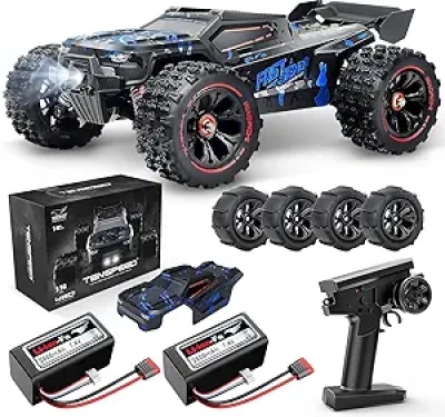 High-Speed 1:14 RC Truck 60KPH 4x4 Off-Road - Waterproof All-Terrain Remote Control Car