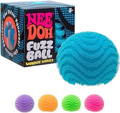 Schylling NeeDoh Fuzz Ball - Sensory Toy for Kids Ages 3+