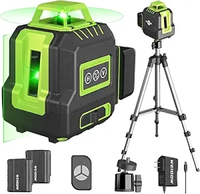 360° Green Laser Level with Tripod - Self Leveling Laser Tool for DIY & Construction