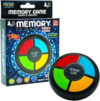 Light Up Memory Game for Kids Ages 4-8 | Electronic Travel Toy & Birthday Gift