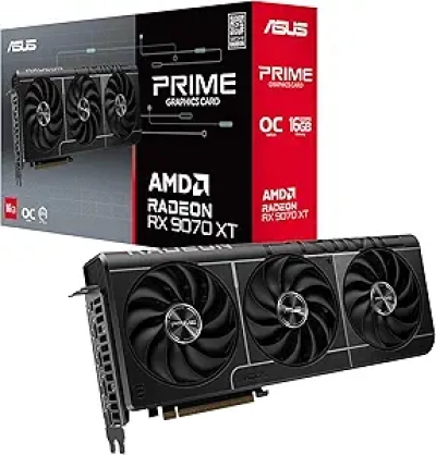 ASUS Prime Radeon RX 9070 XT OC Graphics Card | PCIe 5.0