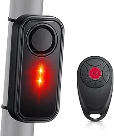 ONVIAN Bike Alarm 113dB with Remote - IP66 Waterproof Anti-Theft Device