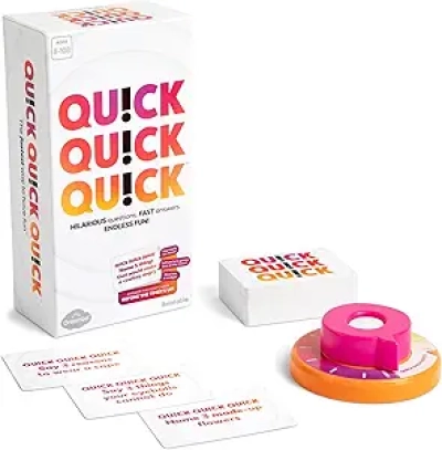 Quick Quick Quick Party Card Game - Fast-Paced Fun for Friends & Family
