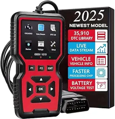 2025 OBD2 Scanner Diagnostic Tool - Check Engine Light Reader & Code Reset