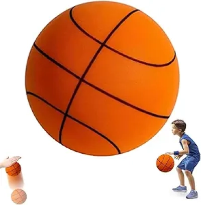Silent Basketball 8.3in - Quiet Indoor Training Ball for Home & Apartments