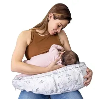 Boppy Uplift Nursing Pillow - Anti-Reflux Bottle & Breastfeeding Pillow for Babies