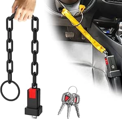Military-Grade Steering Wheel Lock Anti-Theft Device | Car Security System