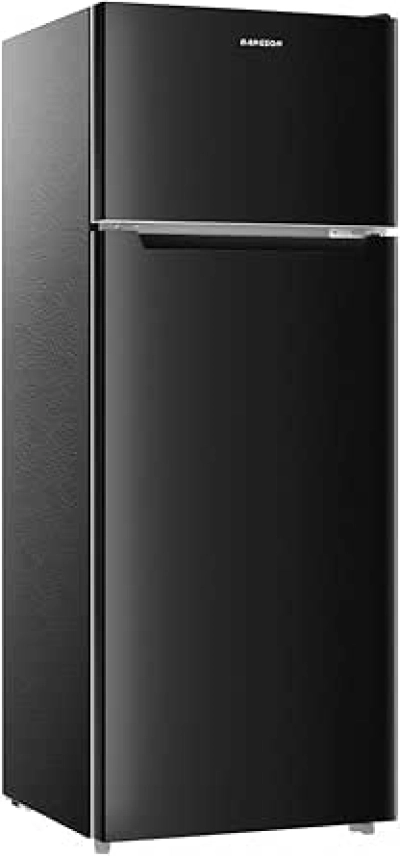 BANGSON 7.7 Cu.Ft Top Freezer Refrigerator - Energy Saving Apartment Fridge with Adjustable Temperature