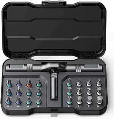 24-in-1 Magnetic Ratchet Screwdriver Set - Professional DIY Tool Kit