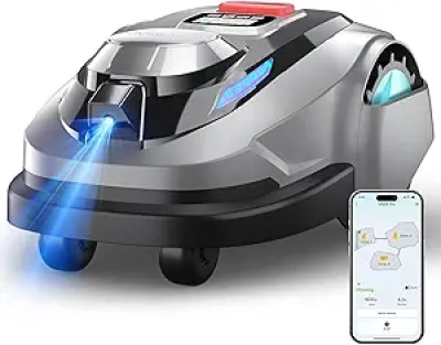 N1600 PRO Wireless Robot Lawn Mower | RTK+AI Vision | App Control | 0.4 Acre