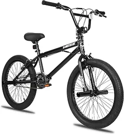 WEIZE 20 Inch Freestyle BMX Bike - 360° Rotor Trick Bicycle for Kids & Adults