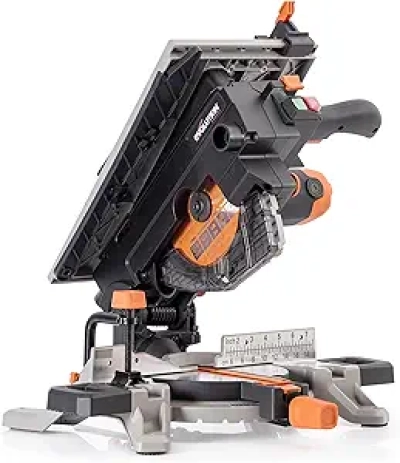 Evolution R8MTS 8-1/4" 2-in-1 Miter & Table Saw | Multi-Material Cutting
