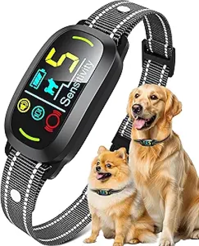Smart AI Bark Collar for Dogs - 5 Training Modes, Waterproof Anti Barking Device