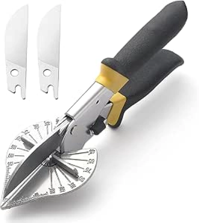 RAINHOL Adjustable Miter Shears for Molding - Precision Angle Trim Cutter Tool