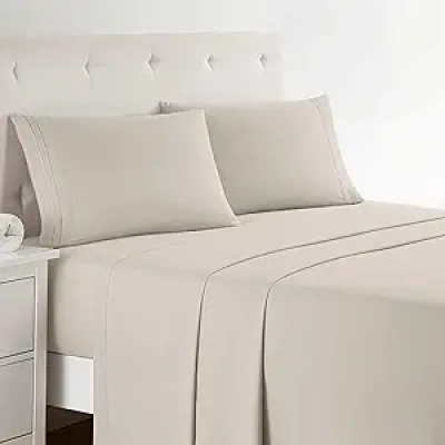 Clara Clark King Size Bed Sheets - Luxury Microfiber 1800 Series Deep Pocket Sheet Set