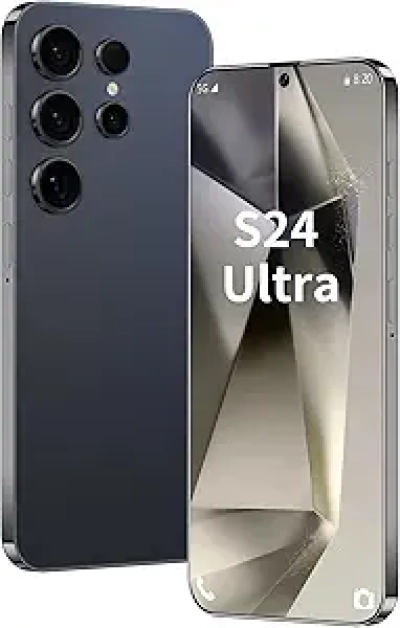 Unlocked S24 Ultra 5G Android Phone 8GB+256GB 108MP Camera 6800mAh Battery
