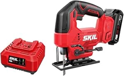 SKIL PWRCore 20V Cordless Jig Saw Kit with Battery & Charger | JS8290B-10