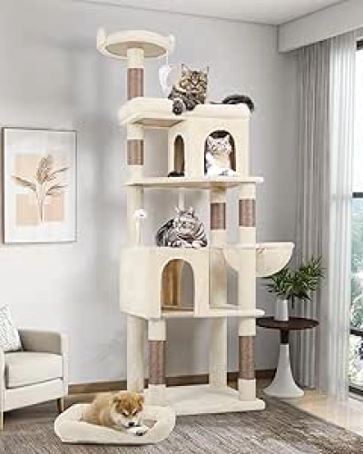 Globlazer 72in Heavy Duty Cat Tree for Large Cats - Maine Coon & Big Cat Tower