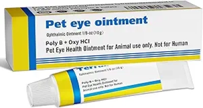 Pet Eye Health Ointment for Dogs, Cats & Livestock - 10g Tube