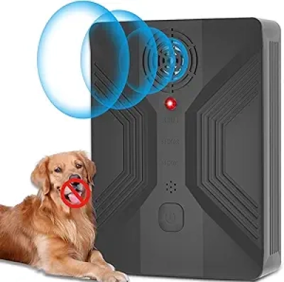 Ultrasonic Anti Barking Device 50ft - Dog Bark Deterrent for Outdoor Training