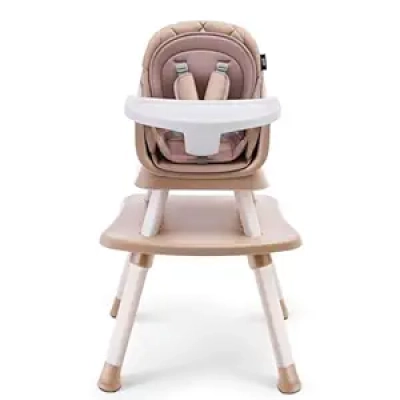 HARPPA 6-in-1 Convertible Baby High Chair - Infant Feeding Booster Seat for Toddlers