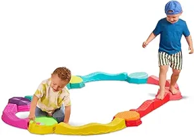 Musical Balance Beam Set for Kids - Indoor/Outdoor Active Play Toy