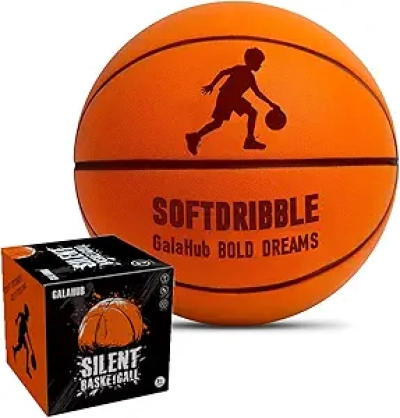Silent Basketball Indoor Training Ball - Quiet Foam Basketball for Kids & Adults