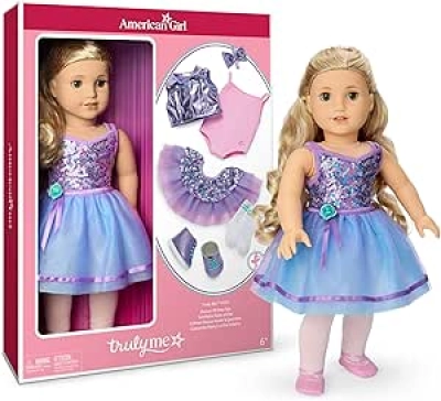 American Girl Truly Me #125 Doll & Dance All Day Set - Blonde Curly Hair